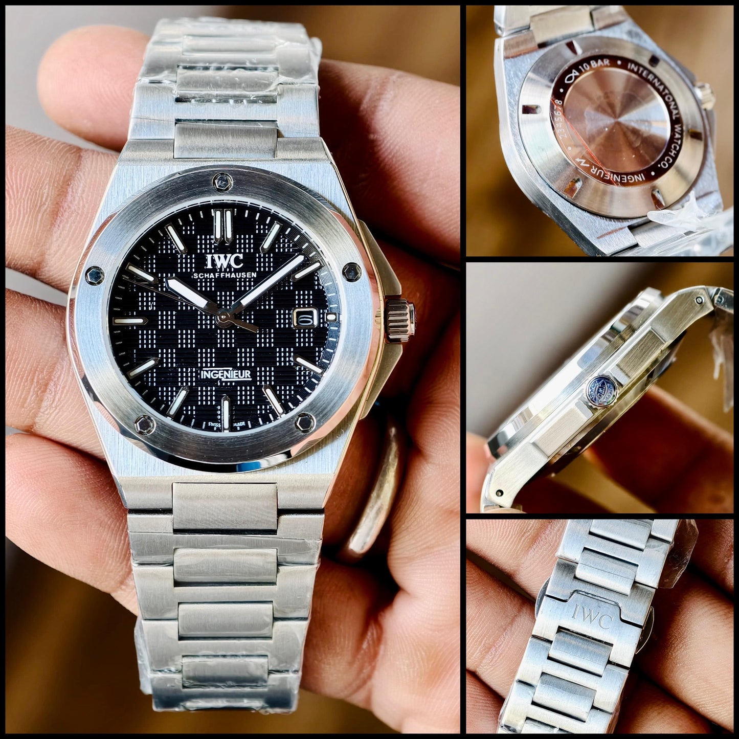 Men’s Premium Steel Belt Watch (Silver)