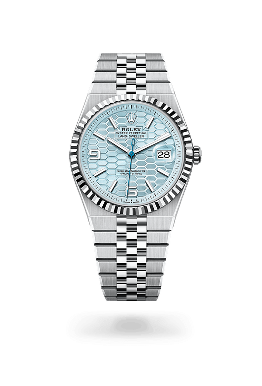 Men’s Luxury Ice Blue Dial Silver Stainless Steel Premium Analog Watch – Waterproof Date Display Designer Wrist Watch for Men