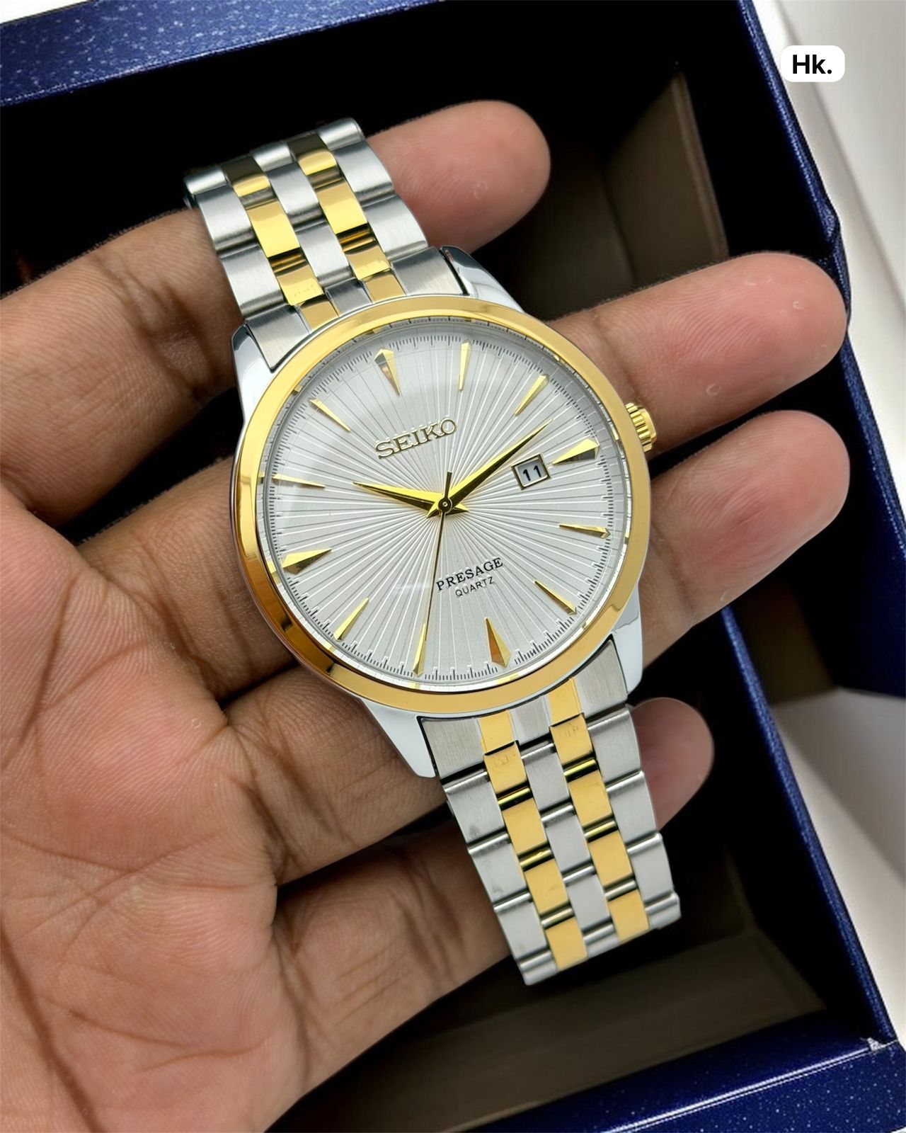 Mens Watch Two Tone Belt (Quartz)